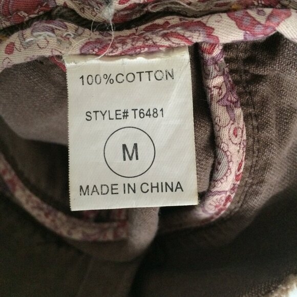 Miss Me Womens Jacket Medium Brown Long Sleeve Button Closure - Picture 5 of 7